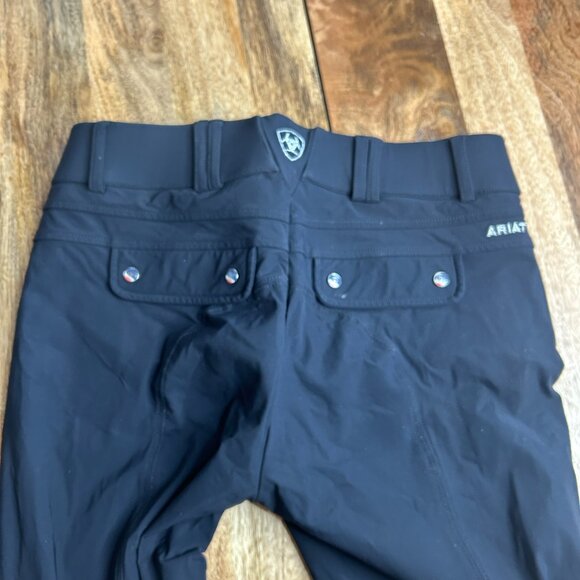 Ariat Pro Series -Tri Factor Grip Knee Patch Breech  Womens Size 30 - Picture 4 of 9